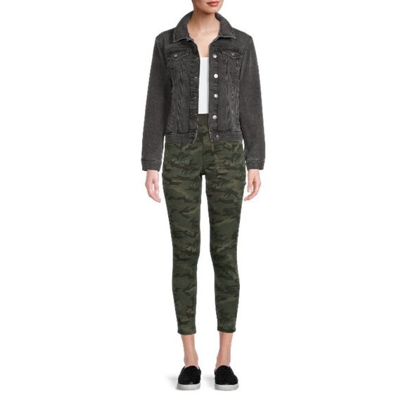 Leopard & Camo Print Mid Rise Rib Waistband Jeggings Pants 2-Pack Size XXL (19) - Picture 13 of 15